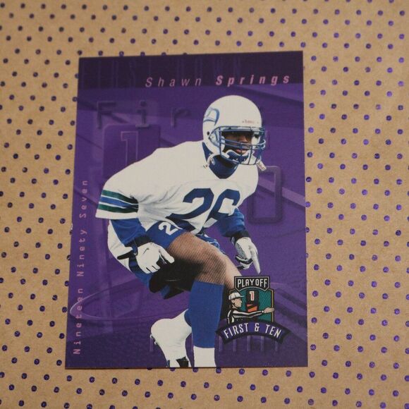 Shawn Springs #182 Football Card - Picture 1 of 2